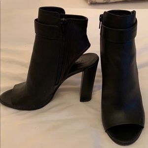 Vince open-toe booties